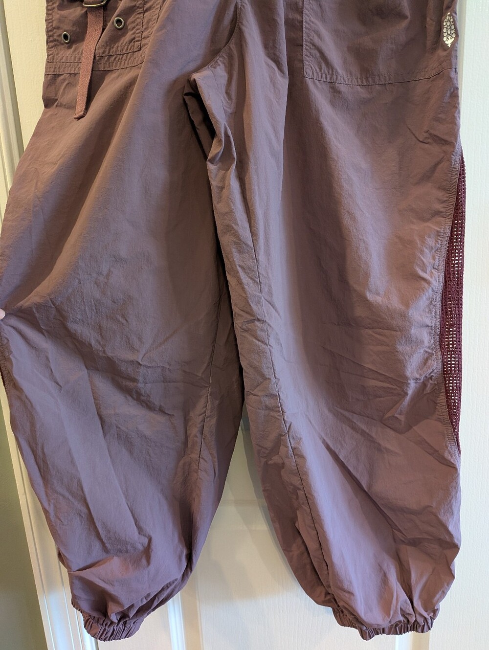 Free People Mauve Utility Jumpsuit with Contrast Panels - Picture 6 of 16